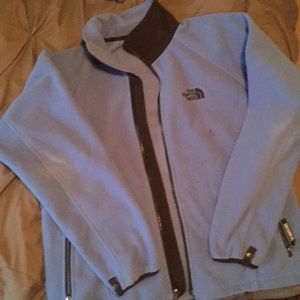 North Face fleece full zip jacket